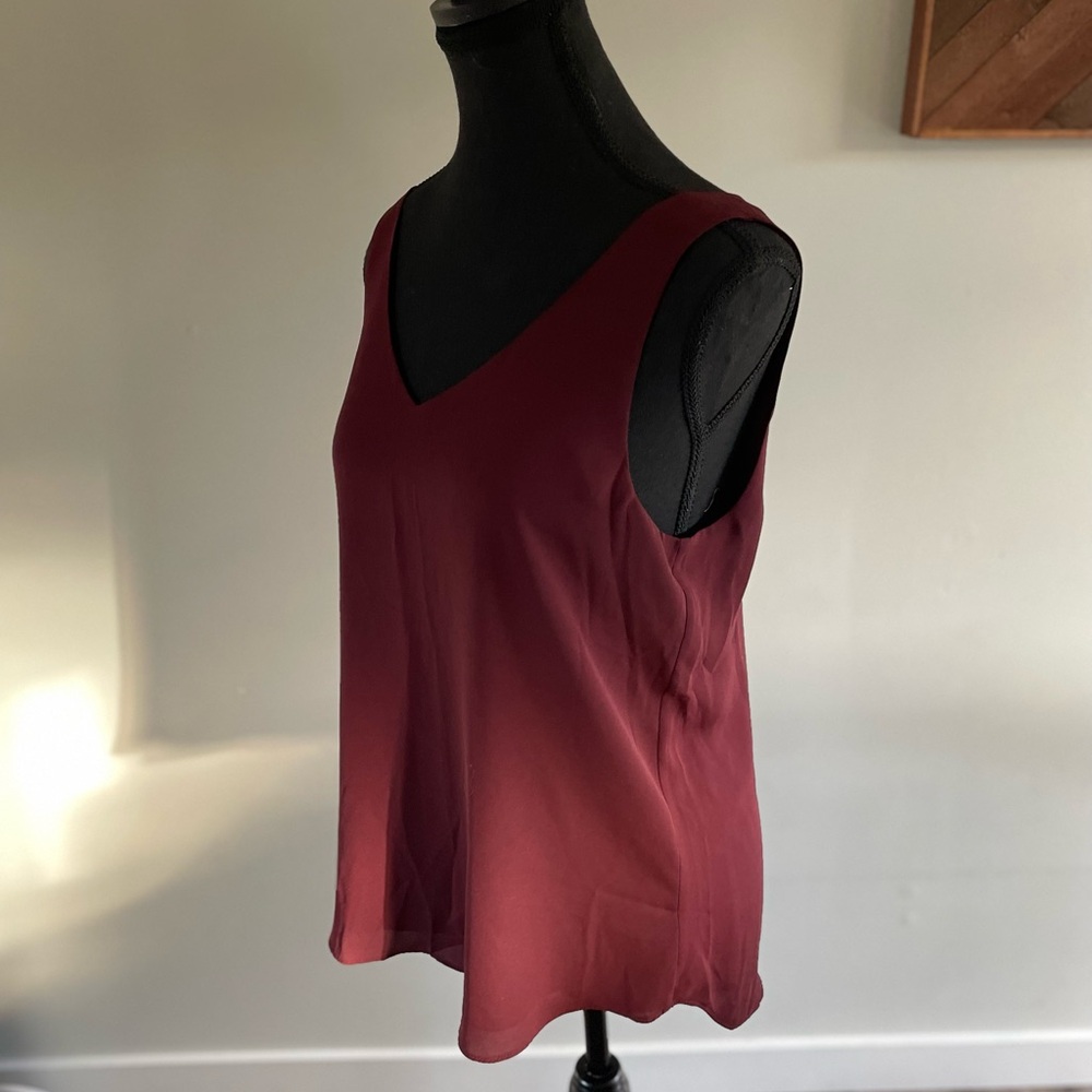 Burgundy Rw&Co. Top